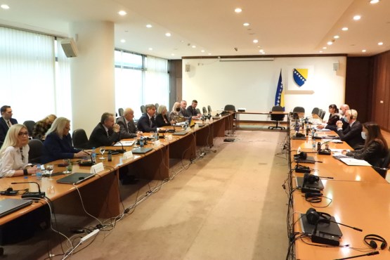 Članovi kolegija obaju domova Parlamentarne skupštine BiH susreli se sa ravnateljem Direkcije za ljudska prava Vijeća Europe